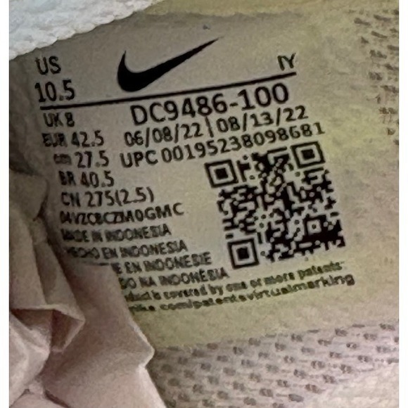 Nike Air Force 1 Low Next Nature White Coral DC9486-100 Womens sneakers sz 10.5 - Picture 8 of 8